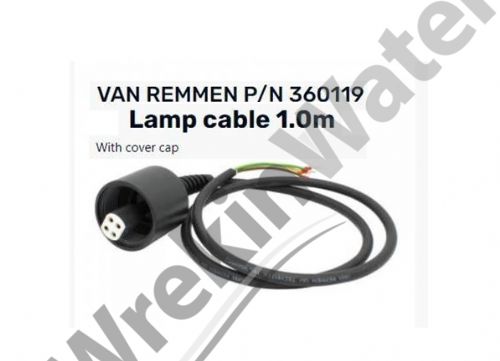 D-360119 Lamp Connector Cable with ceramic Connector and D-262506 Cover Cap (Plastic)